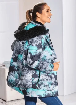 Jacke mit abnehmbarer Kapuze