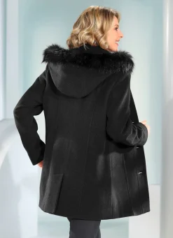Jacke mit abnehmbarer Kapuze