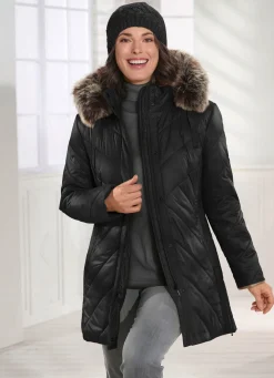 Jacke mit abnehmbarer Kapuze