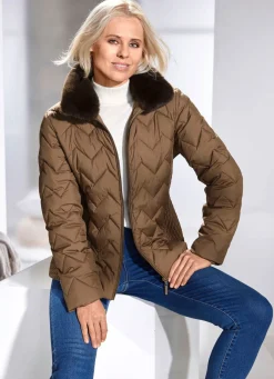 Jacke mit fabelhaftem Zickzack-Stepp