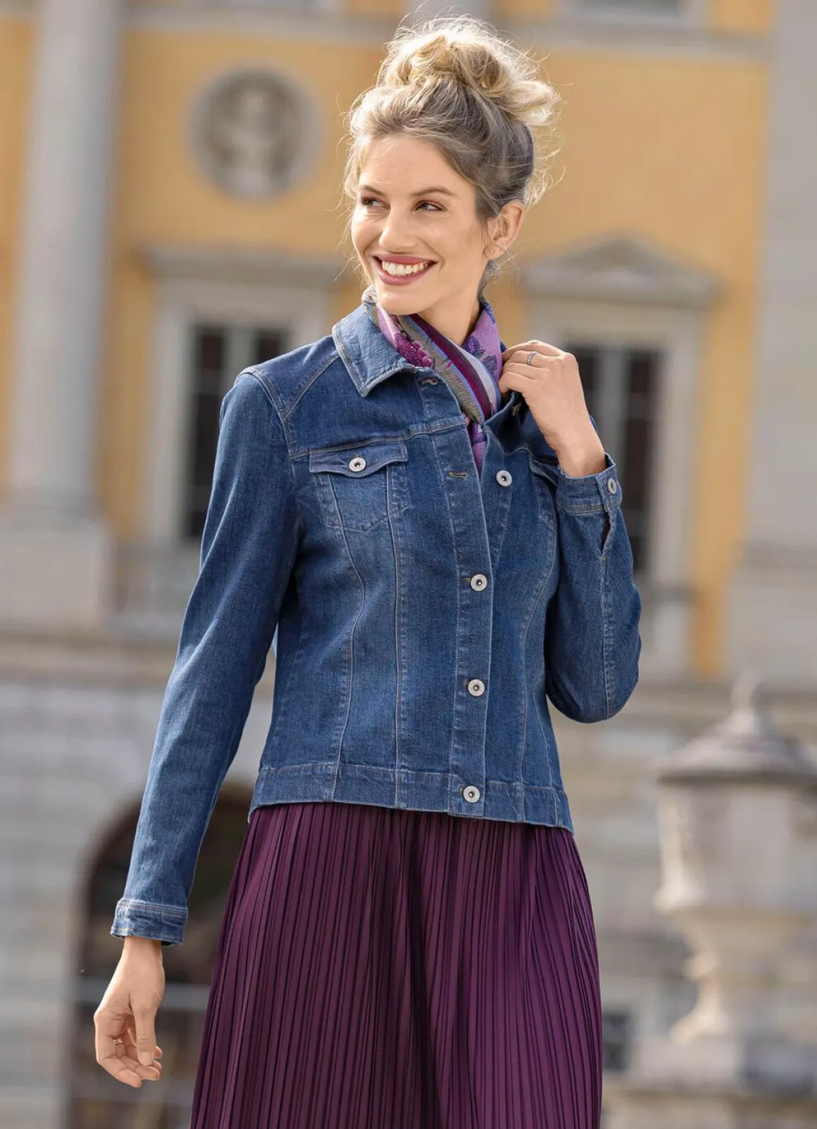 Jacke mit Knopfleiste