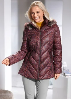 Jacke mit Kunstpelz-Innenausstattung in der Kapuze