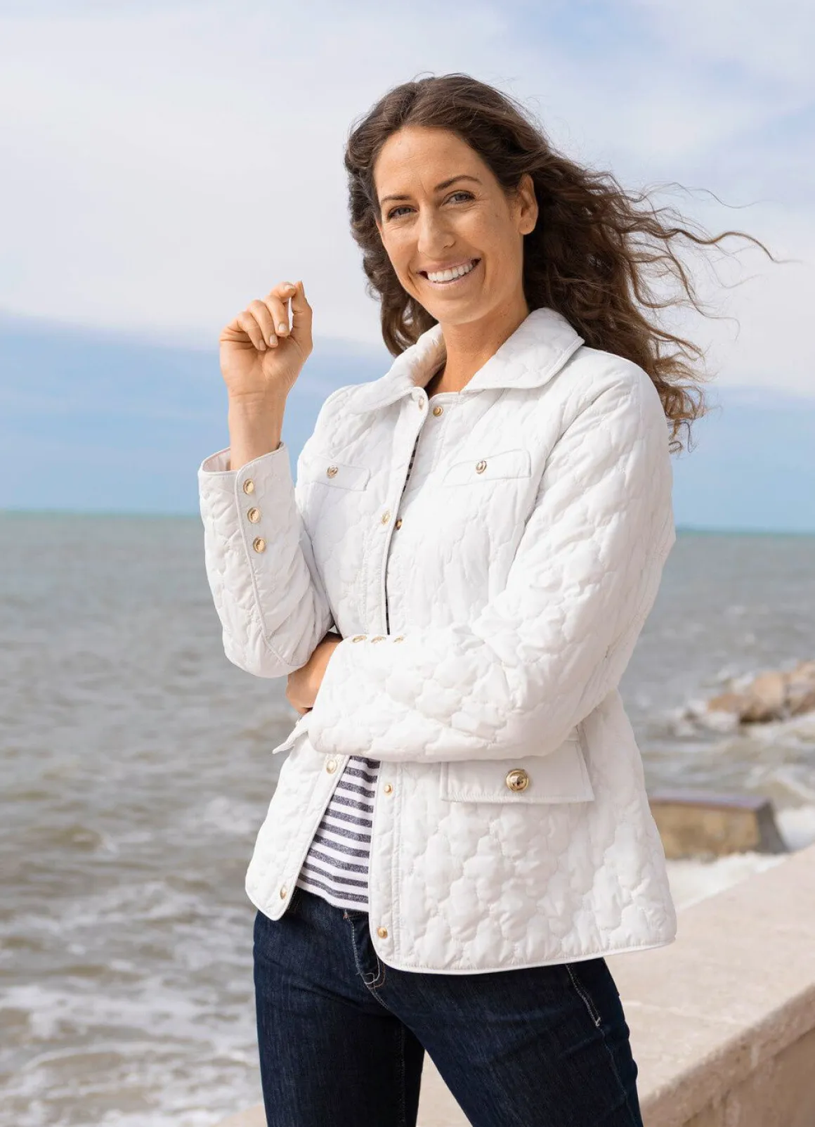 Jacke mit Pattentaschen