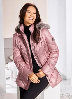 Jacke mit Reißverschluss an den Seitenschlitzen