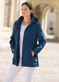 Jacke mit Reißverschluss an den Seitenschlitzen