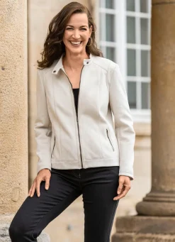 Jacke mit Stehkragen
