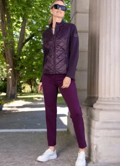 Jacke mit Steppeinsätzen