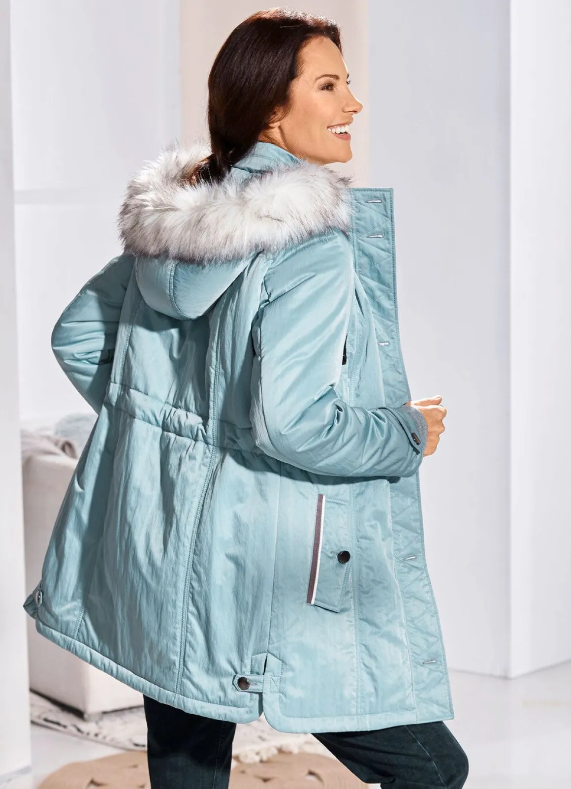 Jacke mit 2-Wege-Reißverschluss