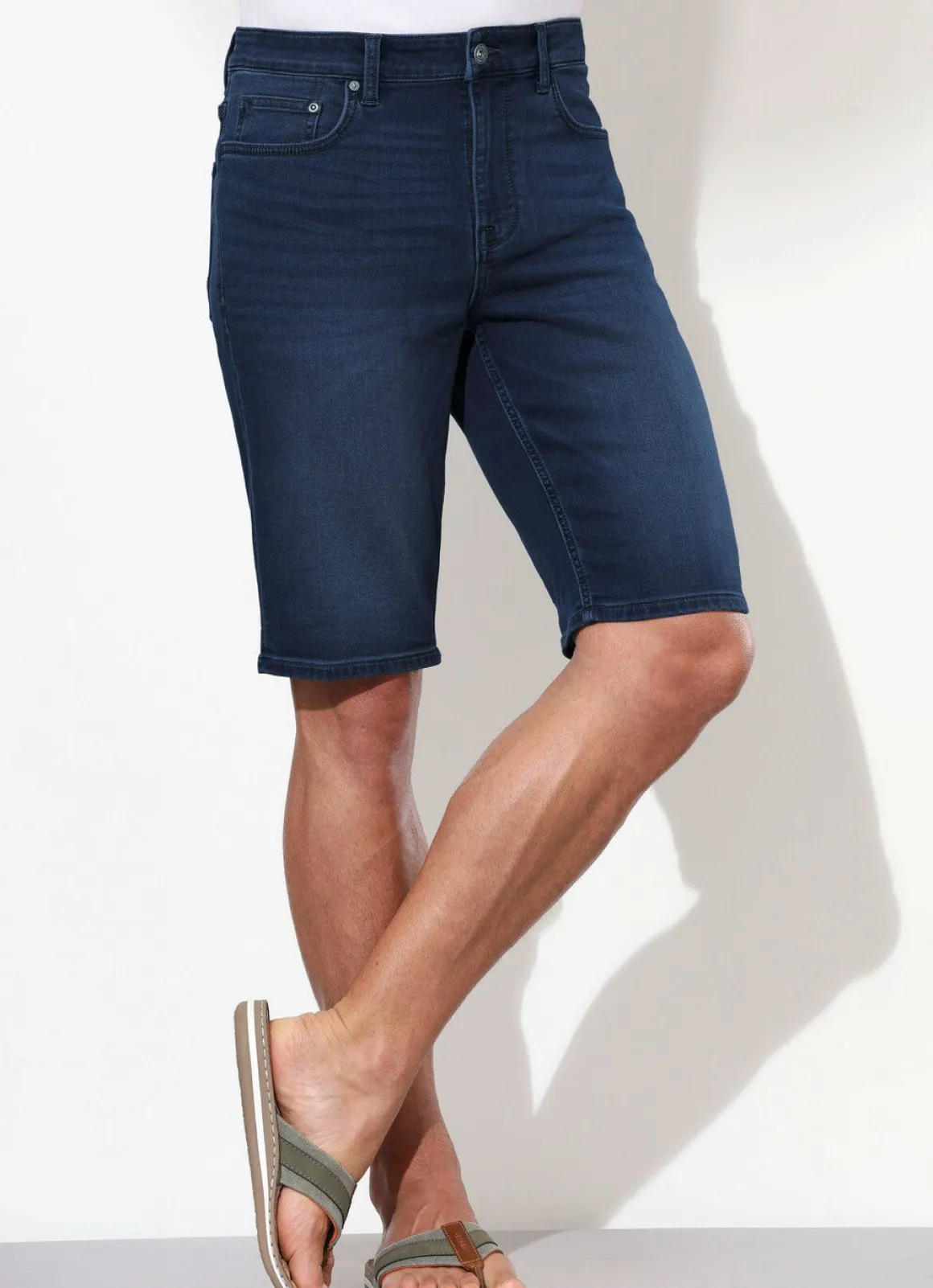 Jeans-Bermudas in 3 Farben