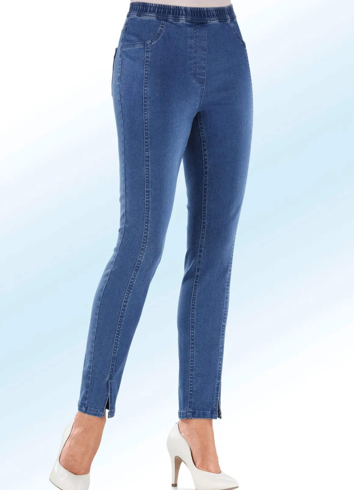 Jeans in Schlupfform