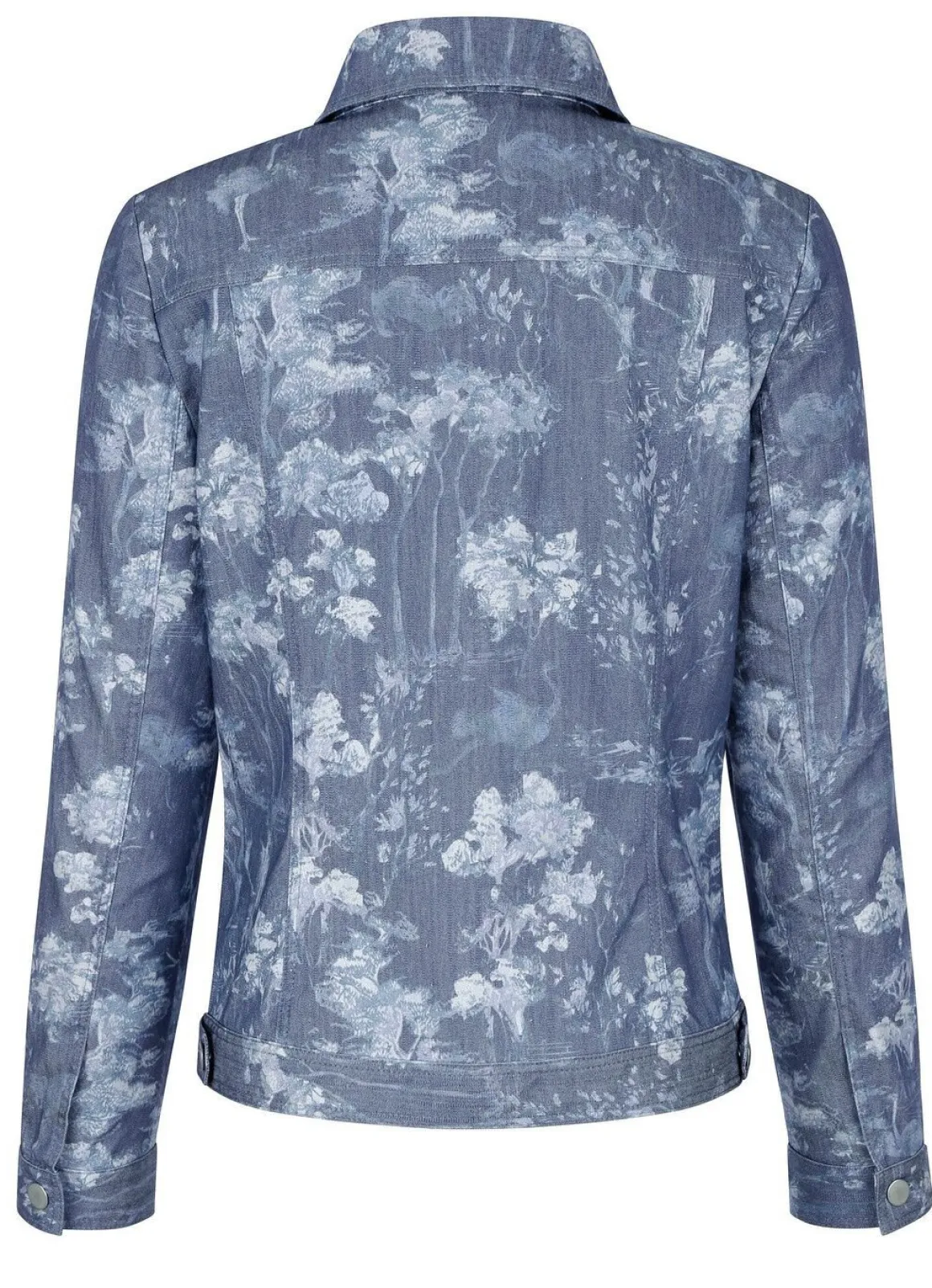 Jeansjacke mit Knopfleiste