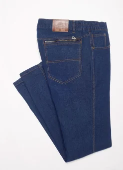 Jeans mit Dehnbundeinsätzen in 3 Farben