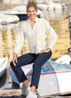 Jeans mit elastischem Formbund