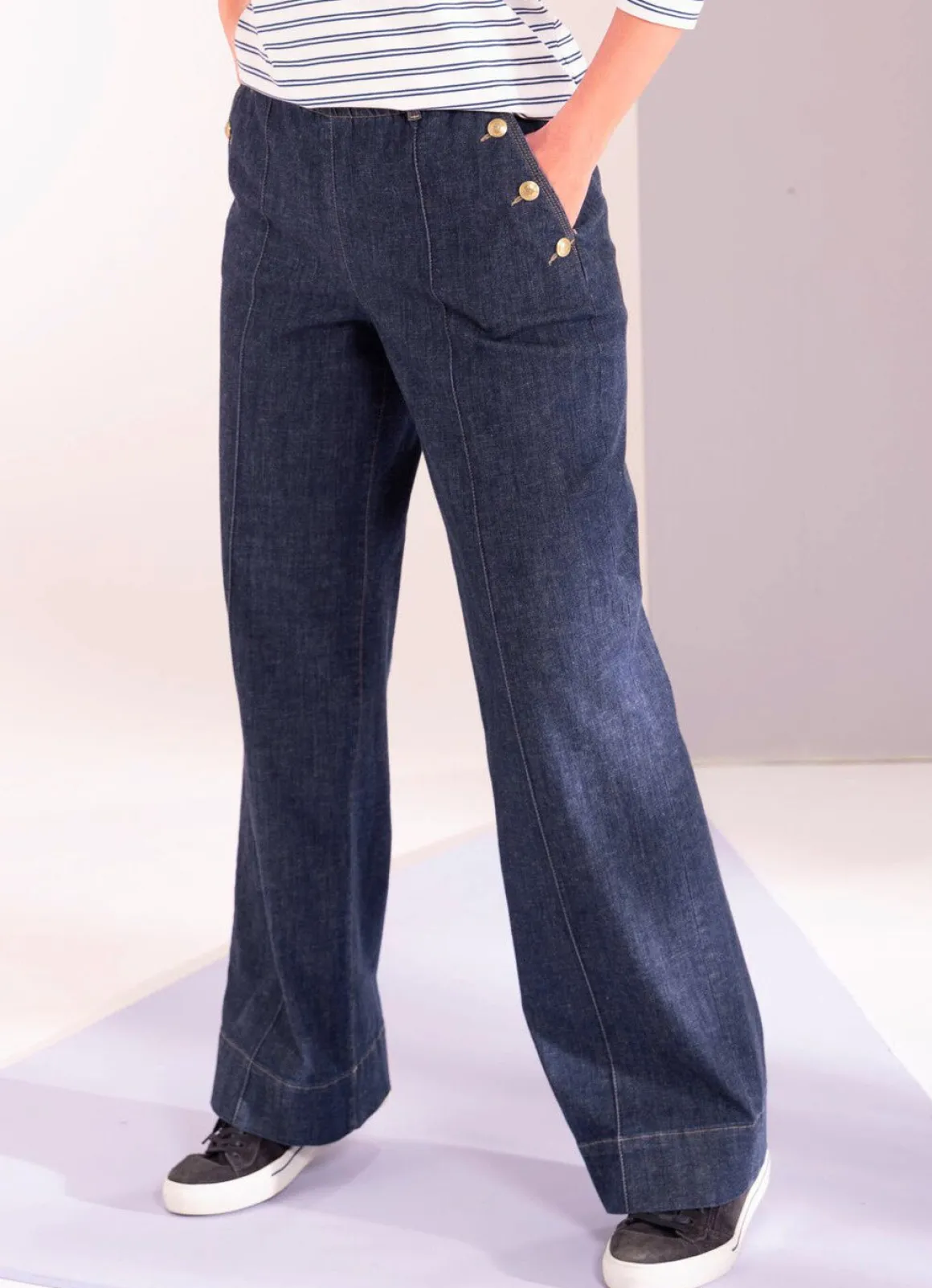 Jeans mit Formbund