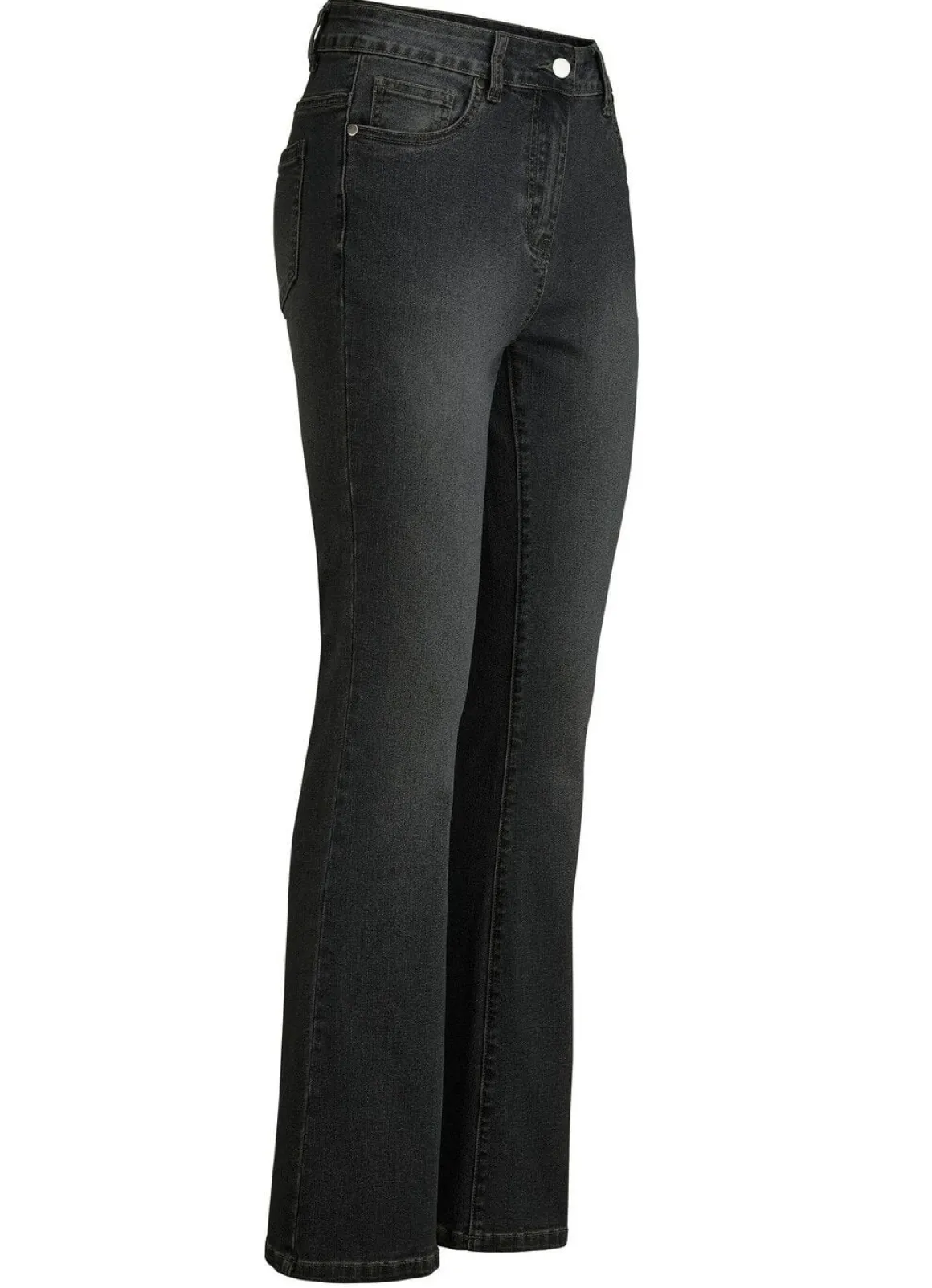 Jeans mit leicht ausgestellter Beinweite