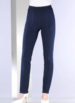 Jersey-Hose in Denim-Optik