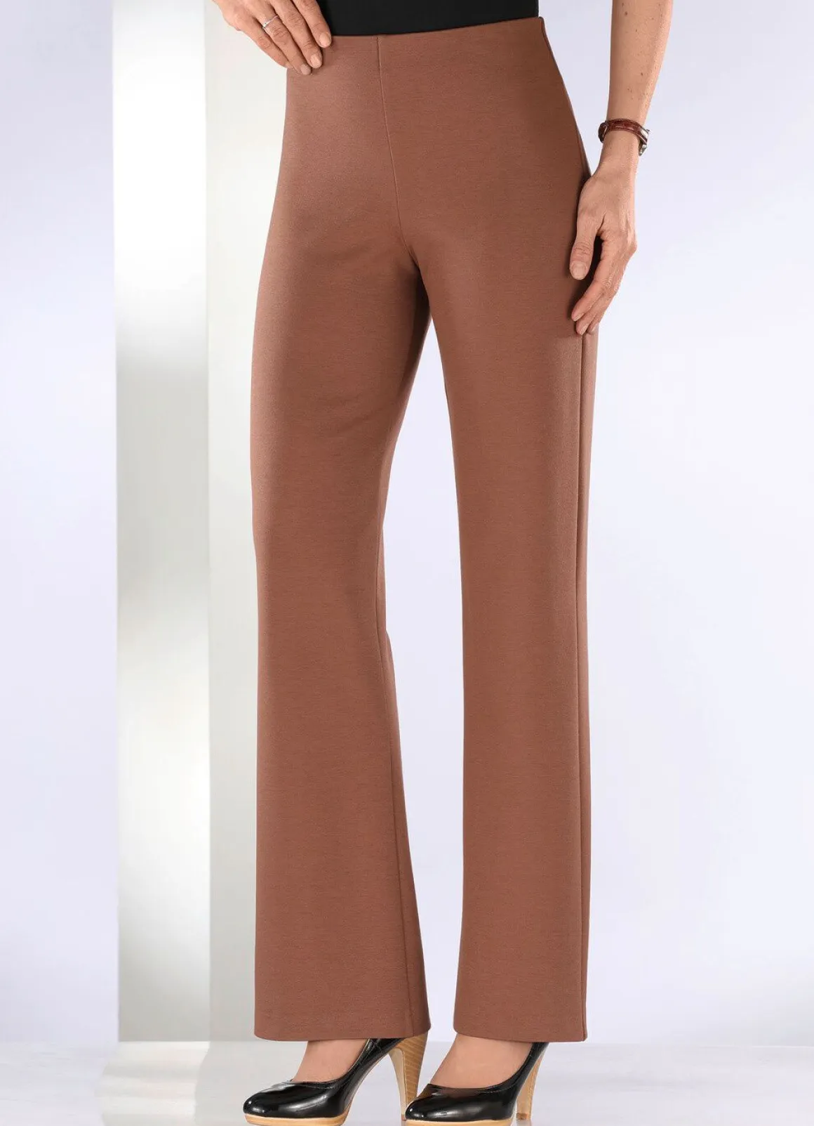 Jerseyhose mit ausgestellter Fußweite