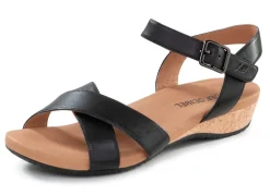 Josef Seibel, leichte Damen-Sandalen, Weite G, aus Leder