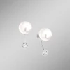 Klassische Ohrstecker mit Süßwasser-Zuchtperlen