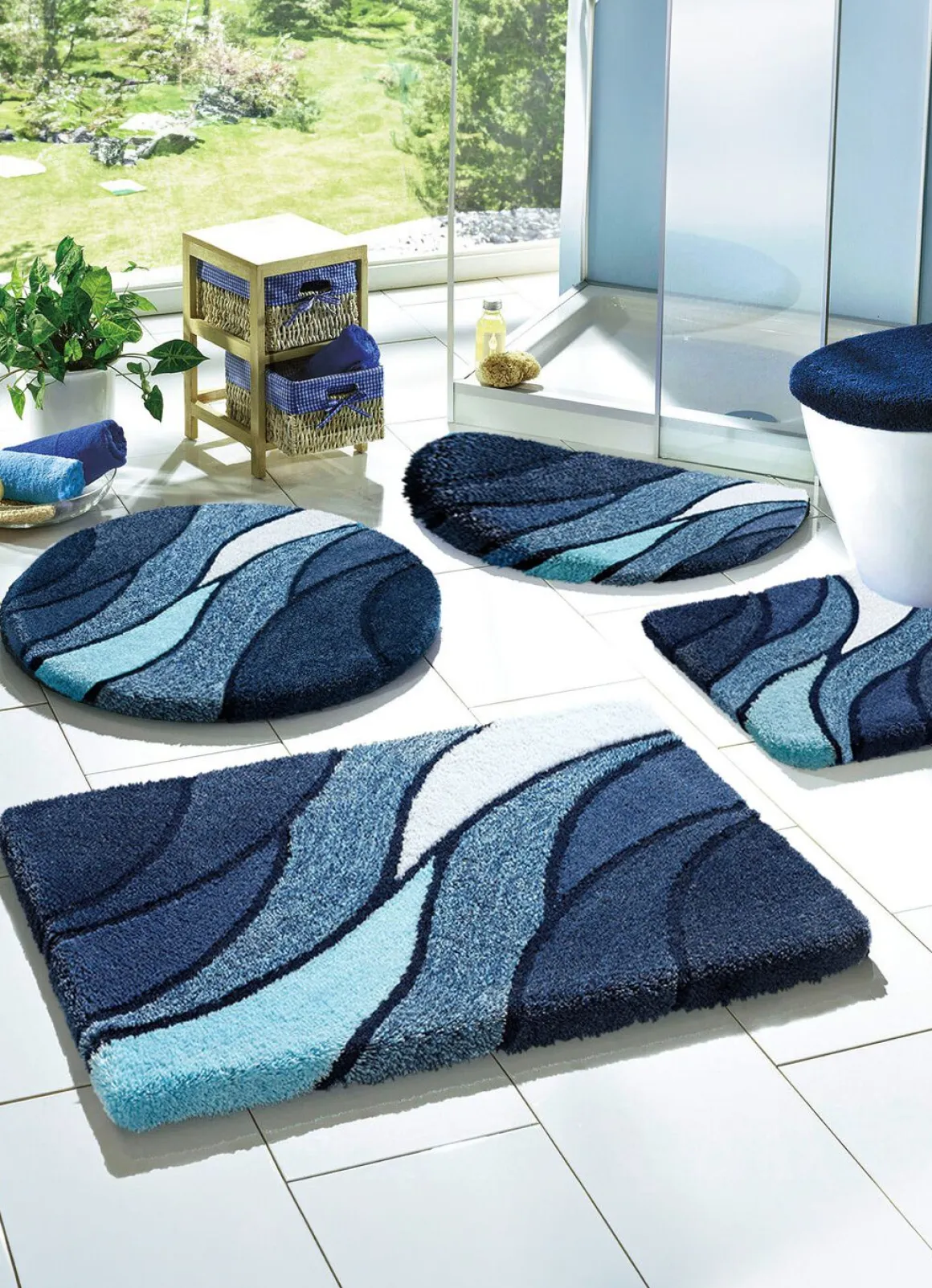 Kleine Wolke Badgarnitur in Table Tuft Qualität