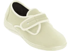 Klettslipper aus Stretchmaterial