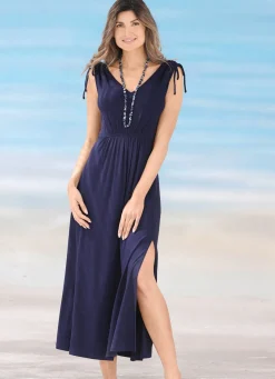 Laurina Kleid mit raffbaren Trägern