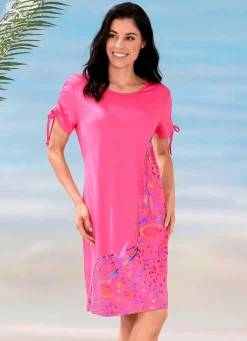 Laurina Kleid mit schimmerndem Druck