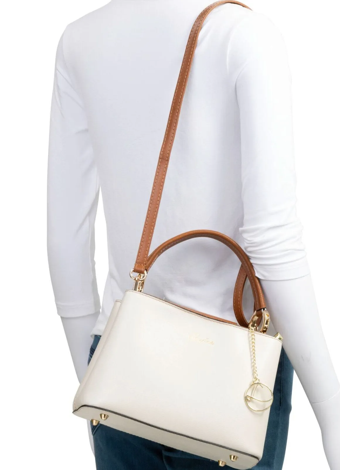 Laurina, Mini-Tasche, Damen, mit abnehmbarem, verstellbarem Umhängeriemen