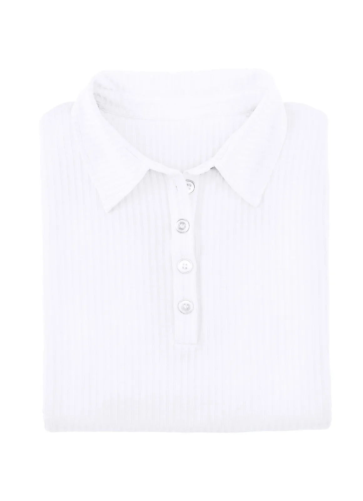Laurina Poloshirt mit Knopfleiste