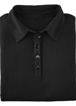 Laurina Poloshirt mit Knopfleiste