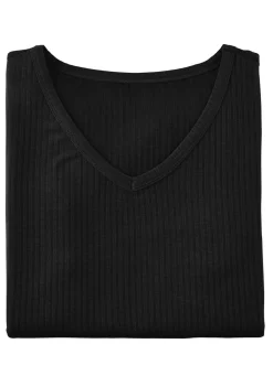 Laurina Shirt mit V-Ausschnitt