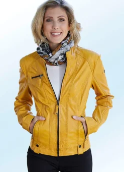 Lederkurzjacke von "Cabrini"