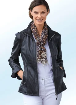 Lederkurzjacke von „Cabrini“