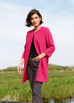 Longblazer mit Taschen