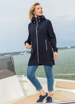 Longjacke aus Softshell