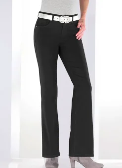 Magic-Jeans mit modisch weiterem Beinverlauf