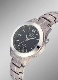 Master Time Funk Damenuhr aus Titan