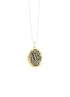 Medaillon mit Leopardenmuster