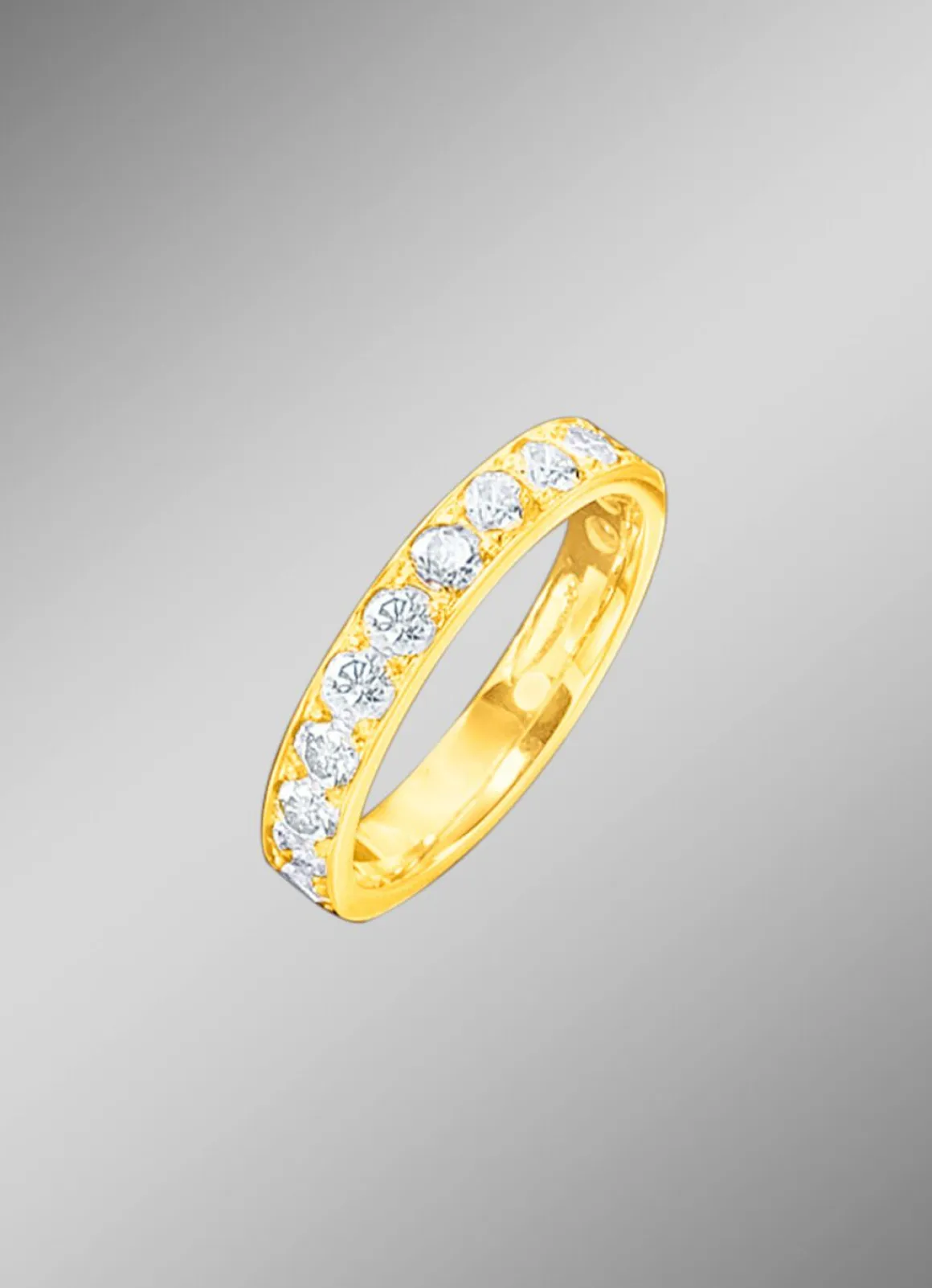 Memoire-Ring mit Brillanten
