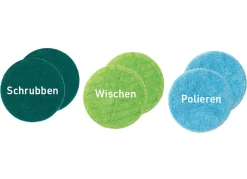 6 Mikrofaser-Pads für Hurricane Floating Mop