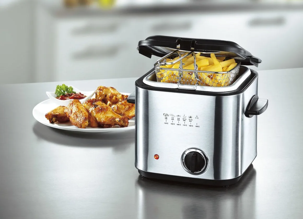 Mini-Fritteuse - ideal für 1-2 Personen
