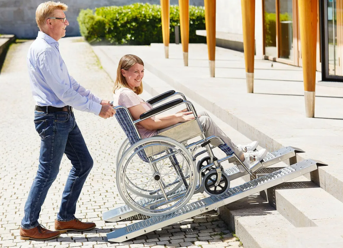 Mobile Auffahrrampe