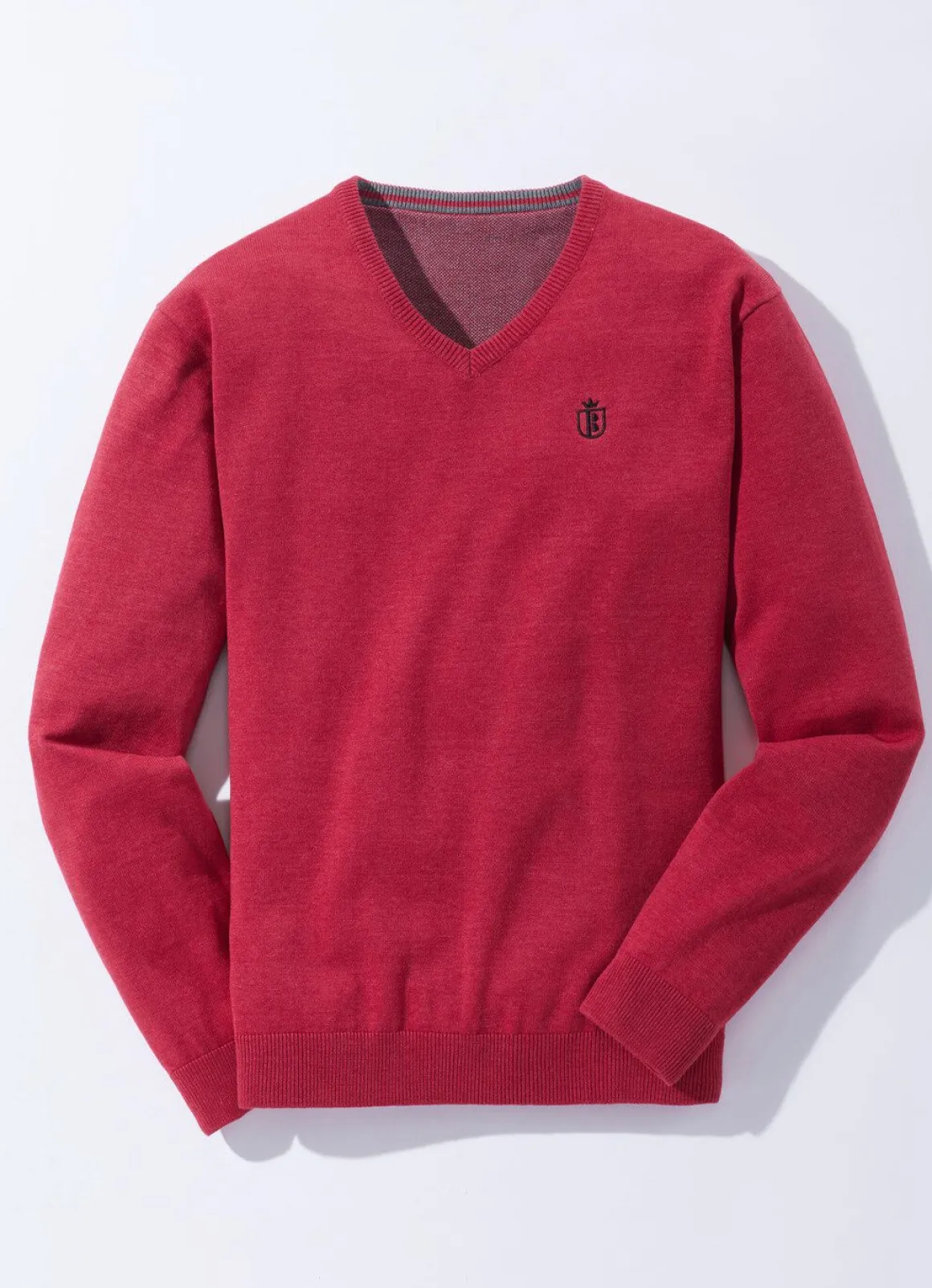 Modischer V-Pullover in 6 Farben