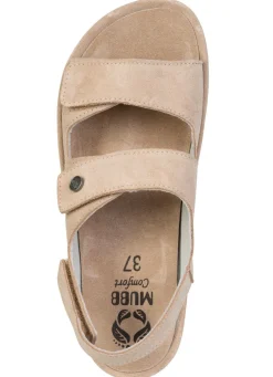 Mubb, bequeme Damen-Sandalen, Weite H, mit herausnehmbarem Fußbett