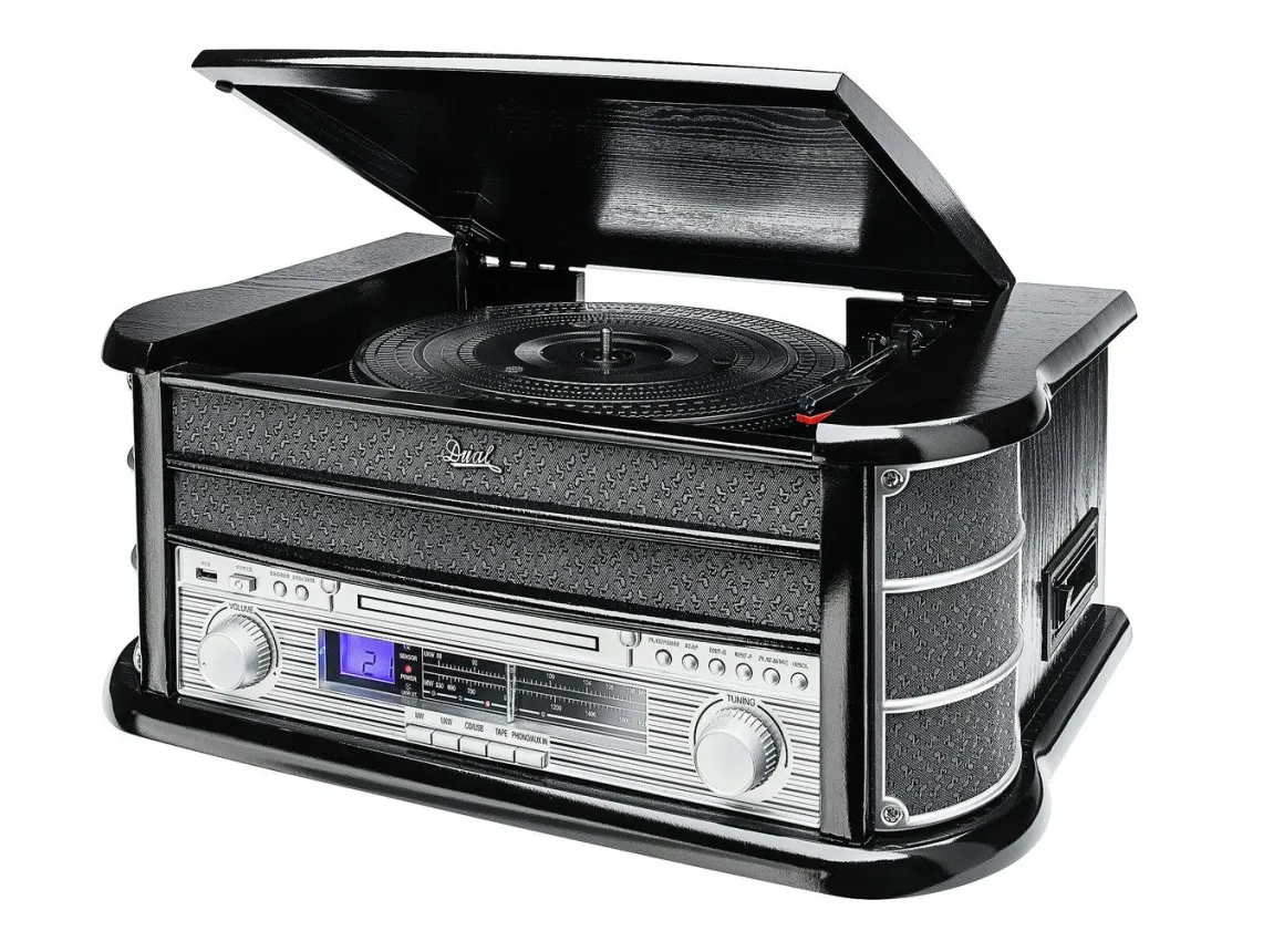 Nostalgie-Stereoanlage mit MP3-Direktaufnahmefunktion