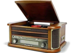 Nostalgie-Stereoanlage mit MP3-Direktaufnahmefunktion