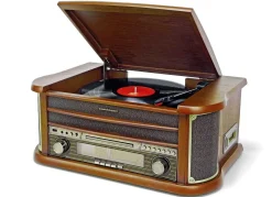 Nostalgie-Stereoanlage mit MP3-Direktaufnahmefunktion