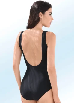 Pacific Fashion Badeanzug mit platziertem Druckdessin und Halbkorsage