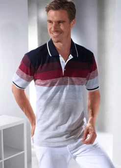 Poloshirt mit kleinen Seitenschlitzen