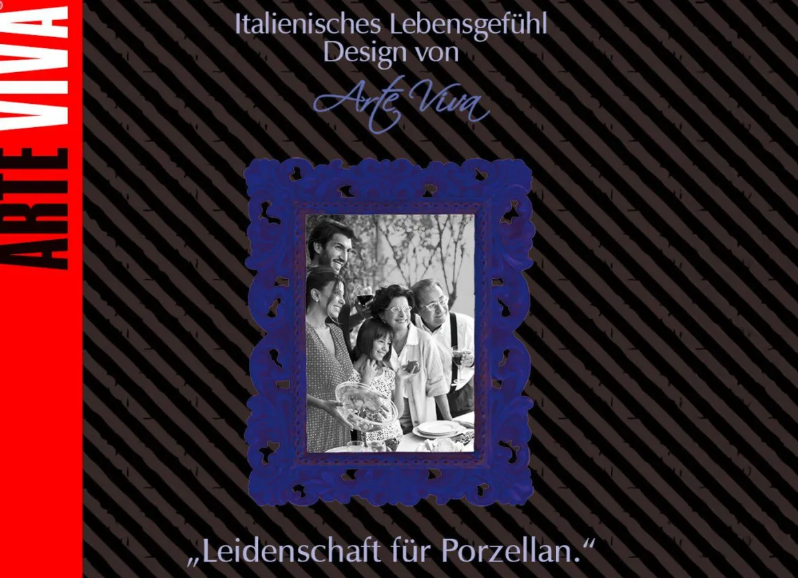 Porzellan-Geschirr Millefiori aus hochwertigem weißen Porzellan